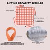 DATEDGE 5.64' x 5.64' Cargo Hoisting Net, Heavy-Duty Lifting Net,