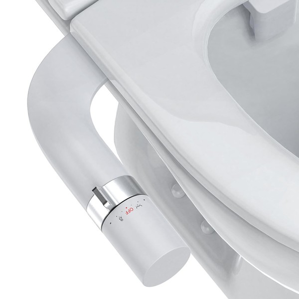 Homfan Bidet for Toilet with Non-Electric Dual Nozzle (Frontal &