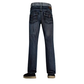 Flypaper Mens Jeans Regular Fit Straight Leg Med Silver Haze Western Denim Pants 100% Cotton Size 34W x 30L