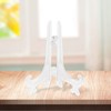 Litoexpe 24 Pcs 4 Inch Clear Plastic Easels Plate, Picture