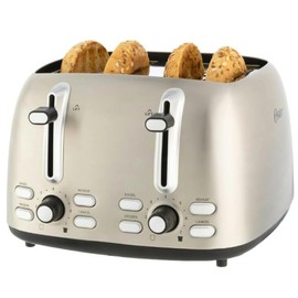 Oster 4-Slice Toaster with Removable Crumb Trays for Easy Cleaning