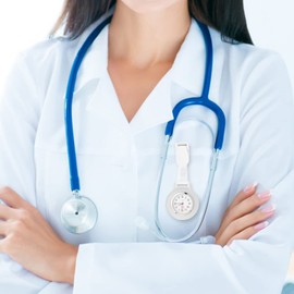 Generic Clip-on Hanging Lapel Watch: Silicone Cover Brooch Fob Pocket Watch for Nurses Doctors