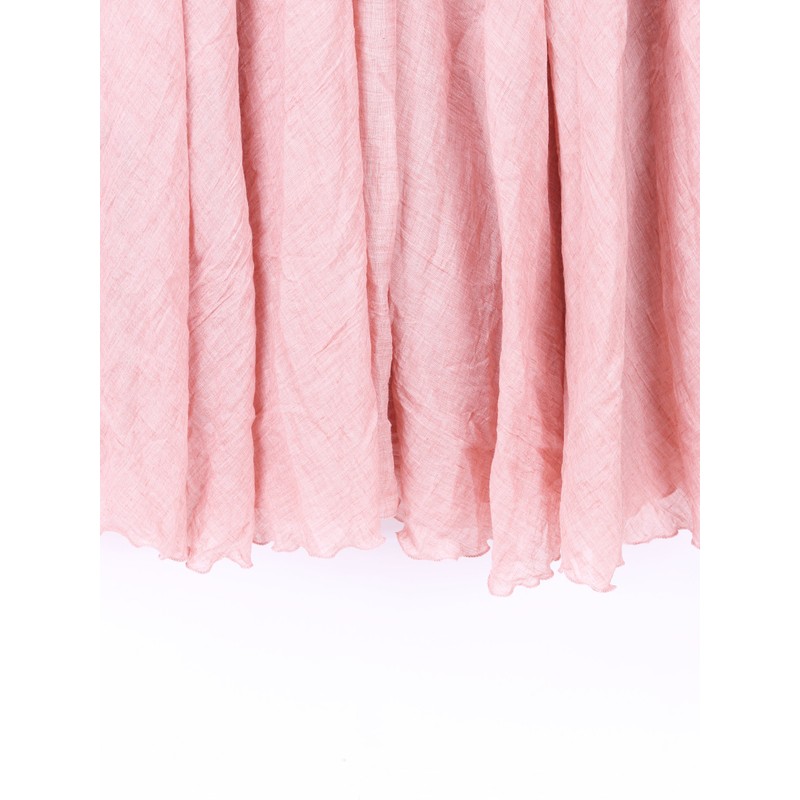 Women's Cotton Long Skirt, Double Stitched, Elasticated Waistband, Plain Colours