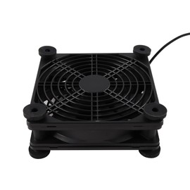 Gorise 1er-Pack 120 Mm 5 V 3-Gang Einstellbarer Leiser Mini-Tischventilator USB-PC-Lüfter 80 Mm Axialkühler Für Computer TV-Box Receiver AV-Set-Top-Box Router Büro