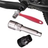 Bicycle crank puller, bicycle crank puller, square crank arm, crank