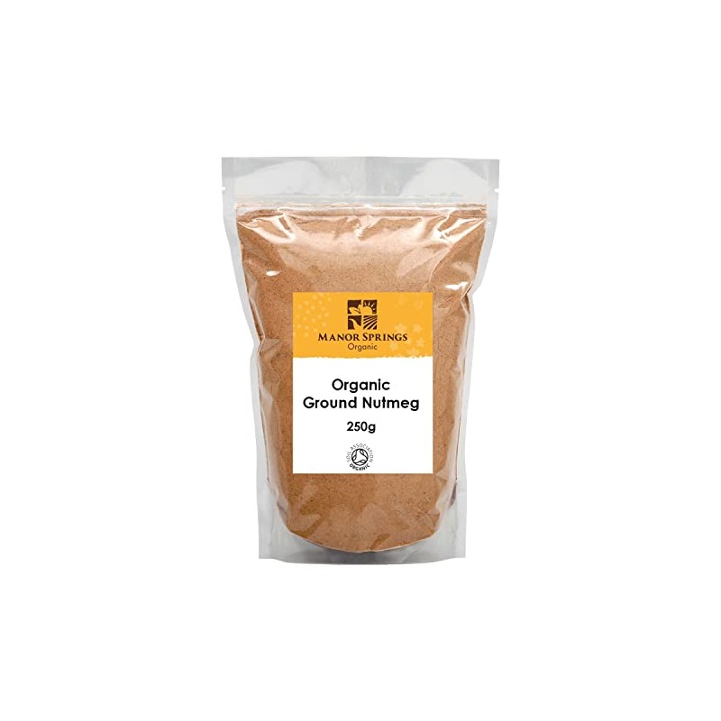 Organic Ground Nutmeg 250g by Manor Springs Organic