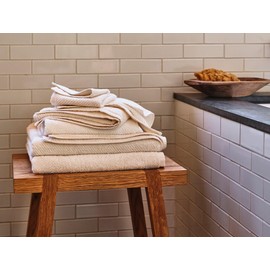 Coyuchi Air Weight Organic Towels, Bath Sheet - Undyed (35" x 65")