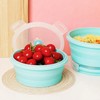 Ristpal 4pack Collapsible Silicone Food Storage Container Set，Multi-Use