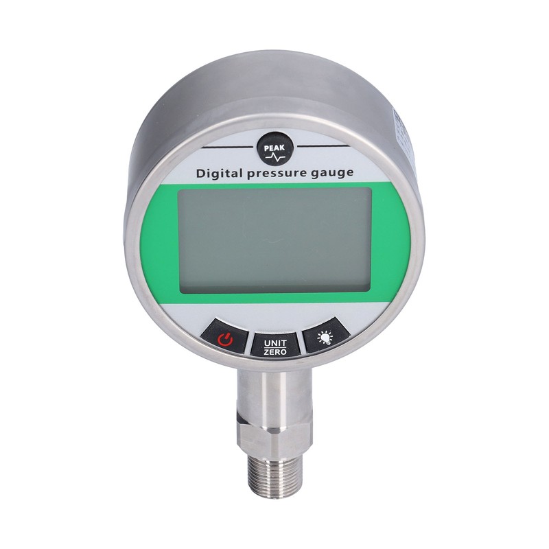 Digital Hydraulic Pressure Gauge Stainless Steel Accurate with Lower Mount