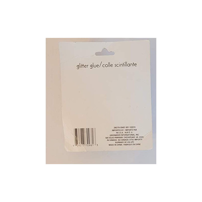 Glitter Glue 3 PC Red Gold Siler