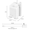 NPET Cat Water Fountain Replacement Pump with Light Compatible with