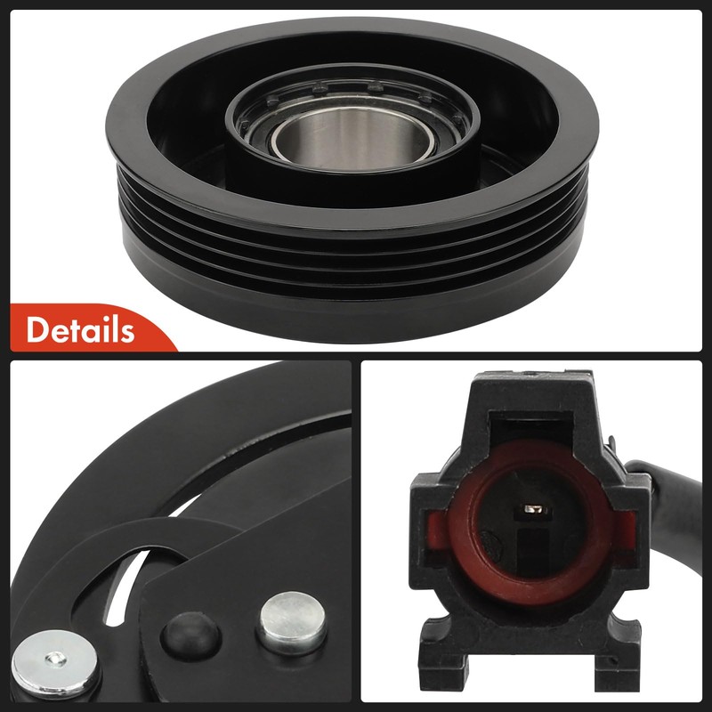 A-Premium Air Conditioner AC Compressor Clutch Kit Compatible with Subaru