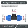 Kirchhoff Fitting T-Transition Piece with Internal Thread Plastic 1/2 x