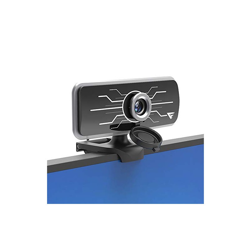 GAME FACTOR WG400 Webcam Gamer 1080P, Luz LED, USB, con