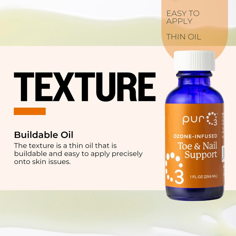 PurO3 Toe and Nail Support - Natural Oil Blend