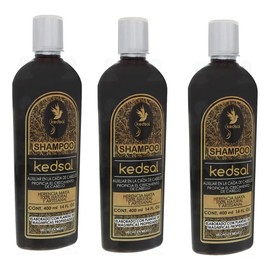3pzas Shampoo Kedsal Original Anti- Caída Fortalecimiento