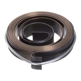sourcing map Drill Press Return Spring 45 x 10 x 0.8 mm Sleeve Spring Feed Return Coil Spring Assembly Spring Steel Chemical Blackening Surface for Drill Press