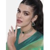 Aheli Ethnic Choker Necklace Earrings Wedding Bollywood Party Jewelry Set