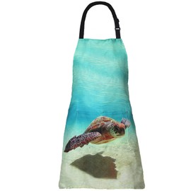 XIEJINJIA Adjustable Bib Apron with 2 Pockets Kitchen Cooking Baking Gardening Painting Chef for Women Men