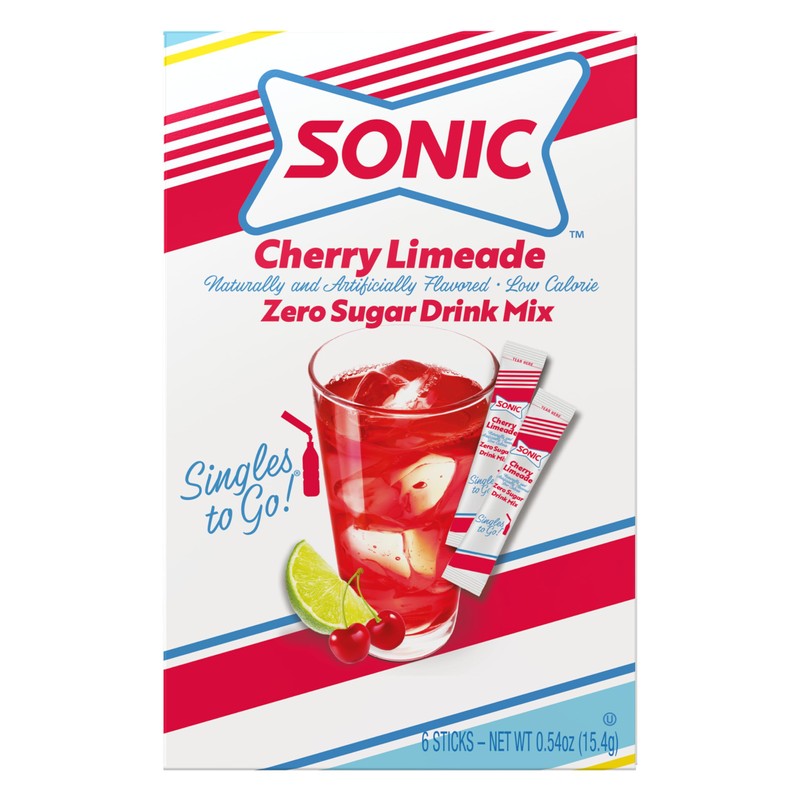 SINGLES TO GO! Sonic Drink Mix Variety Pack, Sonic Limeade,