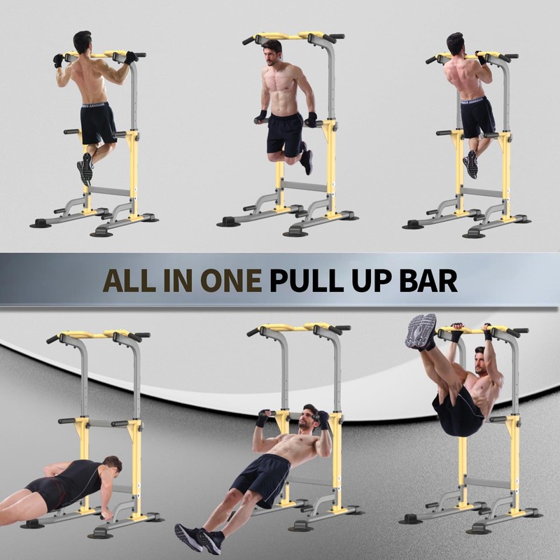 Z ZHICHI Pull Up Dip Station For Home Gym Strength