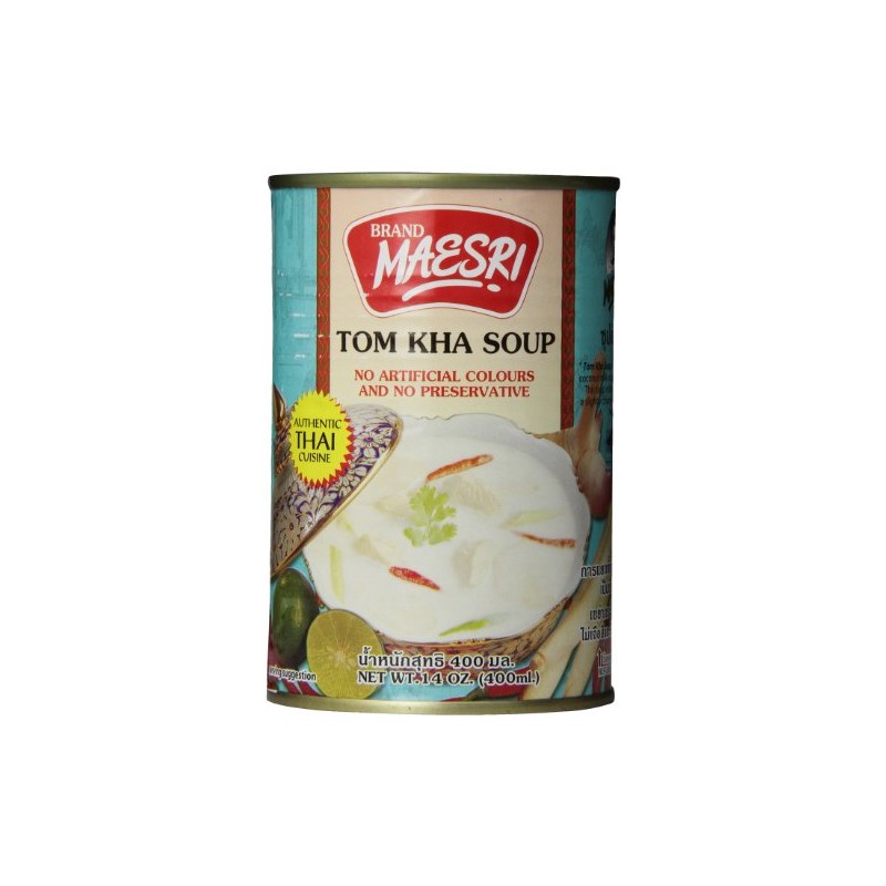 MaeSri Tom Kha Soup, 14 Ounce (Pack of 12)