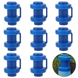 Trampoline Caps, Pack of 8 Trampoline End Caps, Trampoline End Caps, Frampoline Replacement Parts, for the Net Poles of the Trampoline Diameter 25 mm