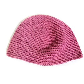 SALAMA Cotton Knit Cap, Muslim Hat, Islamic Hat, Muslim Cap, Pink