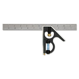 Empire Level E250 12-Inch Heavy Duty Professional Combination Square w/Etched Stainless Steel Blade and True BlueR Vial