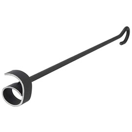 BBQ Fans Number 6 Branding Iron for Steak, Buns, Wood & Leather | Includes Redwood Plank