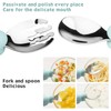 Silicone Suction Plate for Toddlers with Fork Spoon Set -