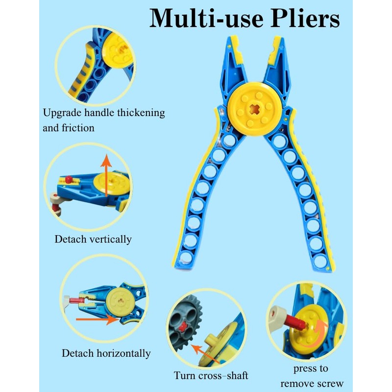 15PCS Remover Building Blocks Tool Kit - 3 PCS Brick