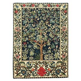 Belgian Tape Industries Fine Woven Wall Hanging Tapestry With Morris 63 x 45 cm