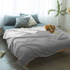 Fleece Blanket Warm Pink and Grey Ombre Throw Blanket Pink Grey Fuzzy Bed Blanket Comfy Microfiber Flannel Blanket,Lightweight Pink and Gray Gradient Blanket for Couch,Bed,Sofa,40x50 Inch