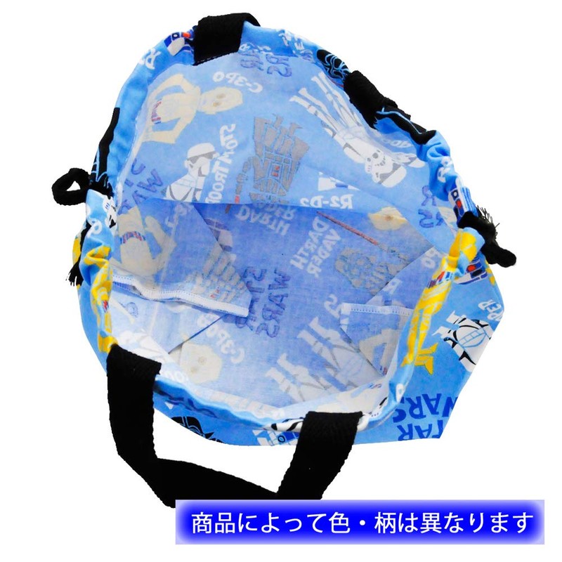 Skater KB7-A Children's Bento Drawstring Bag with Gusset, Animal Forest