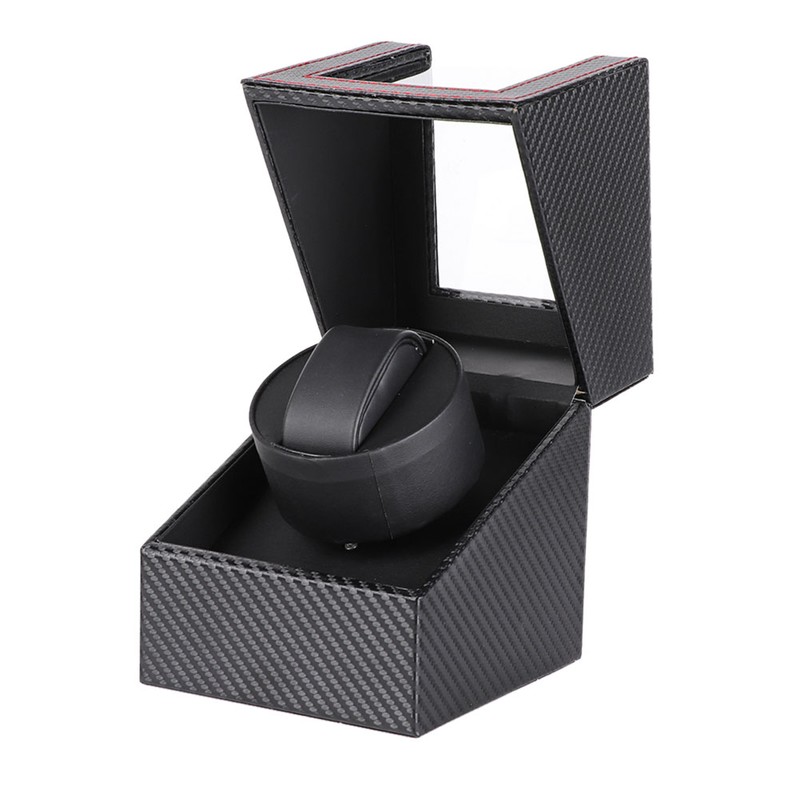 Single Automatic Watch Winder with Quiet Motor Wristwatch Display Case