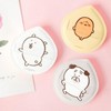 Large Jokester Bear Character Mochi Cushion Makeup Puff Set