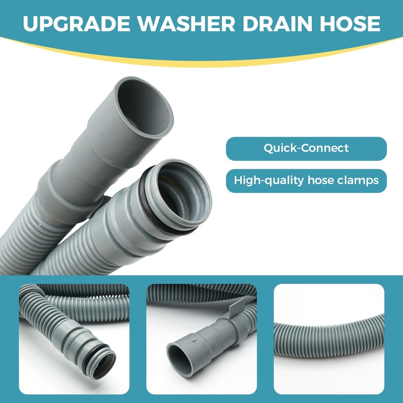 AEM74333101 Drain Hose Assembly for LG Dishwasher Models Such As