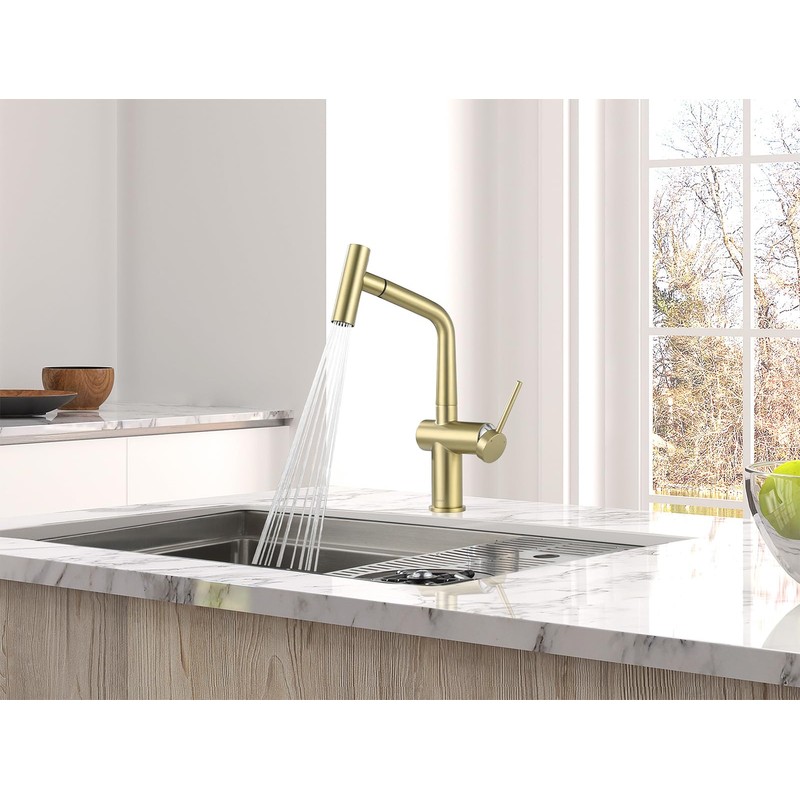 AguaStella AS06CB Champagne Bronze Bar Faucet or Prep Kitchen Sink