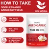 Aged Garlic Extract 7500mg Equivalent, 15:1 High Potency Odorless Garlic