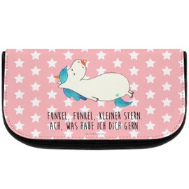Mr. & Mrs. Panda Cosmetic Bag Unicorn Dummy, red, Hand Drawn