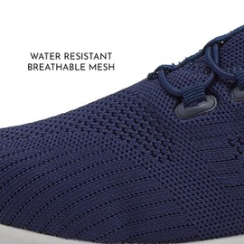 Avia Anchor - Zapatos antideslizantes de malla para mujer, cómodos, resistentes al agua, para servicio de alimentos, color negro, azul marino, blanco, para restaurante, antideslizantes, para trabajo