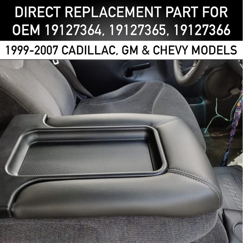 EcoAuto Center Console Lid Replacement Kit for 99-07 Silverado, Avalanche,