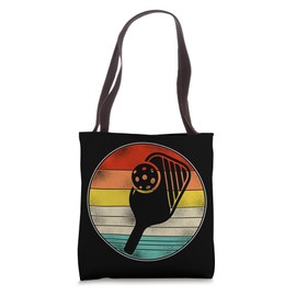 Pickleball Retro Vintage Tote Bag