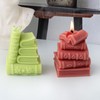 Juego de 2 moldes creativos de silicona para libro hecho
