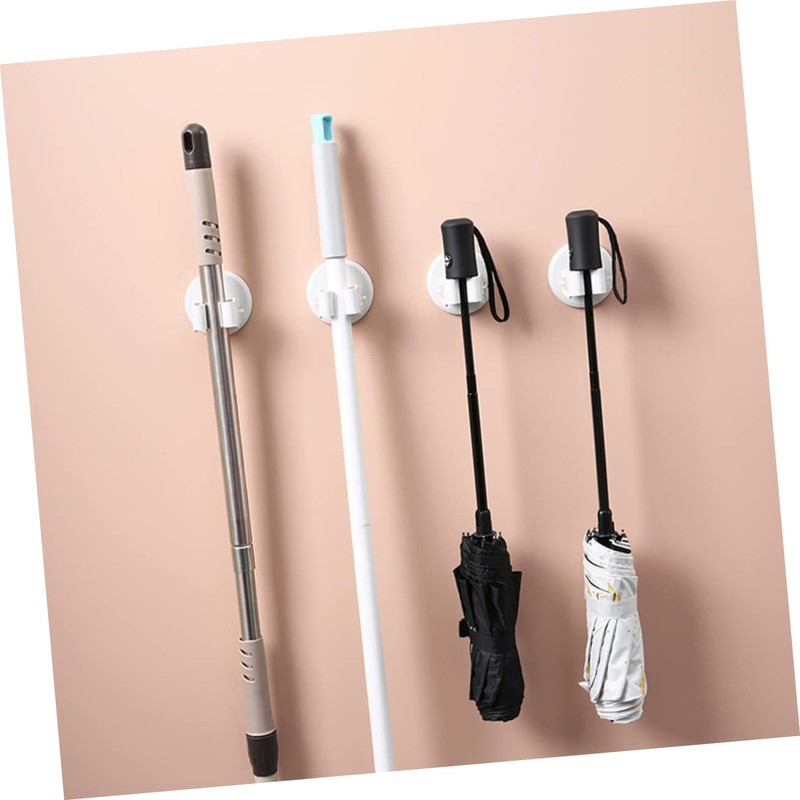 NOLITOY Mop Broom Holder Rack Easy Install No Drilling Store