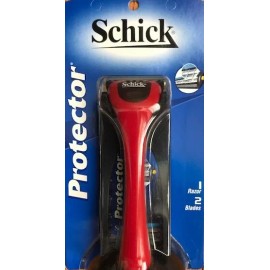 Schick 1999 ORIGINAL Vintage Schick Protector handle with TWO Cartridges