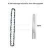 AICOYA 2 x Saw Chains 1/4 Inch 45 Drive Links