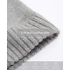 EURKEA Men's 100% Merino Wool Scarf, Beanie Hat Gift Box