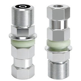 1 Pack Heavy Duty SO-239 Stub Mount Connector, CB Antenna Stud Mount Adapter with 3/8 x 24 Thread, Universal CB Radio Antenna Mount for 1/2" Hole, Radio Antenna Adapter for Truck & Off-Road